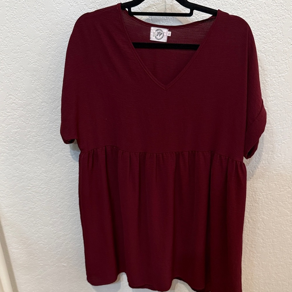 Women's Burgundy Dress, Size Large